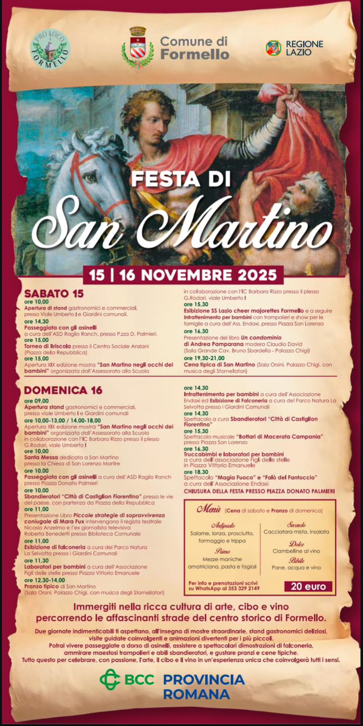Festa di San Martino 2025