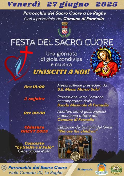 programma festa sacro cuore 2025