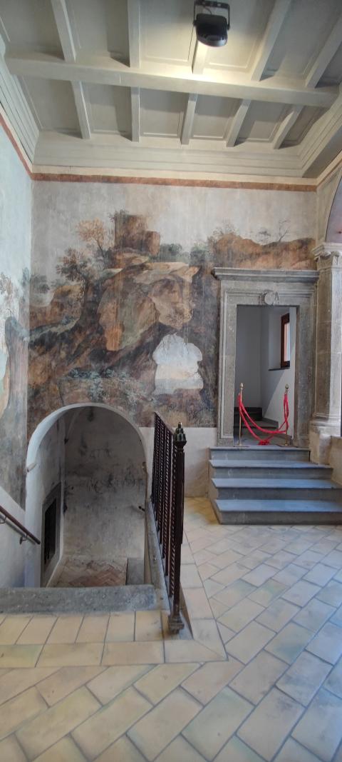 particolare ingresso sala Grande Palazzo Chigi