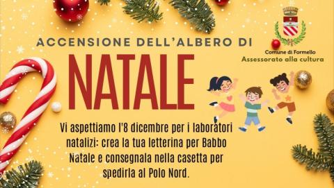immagine accensione albero natale