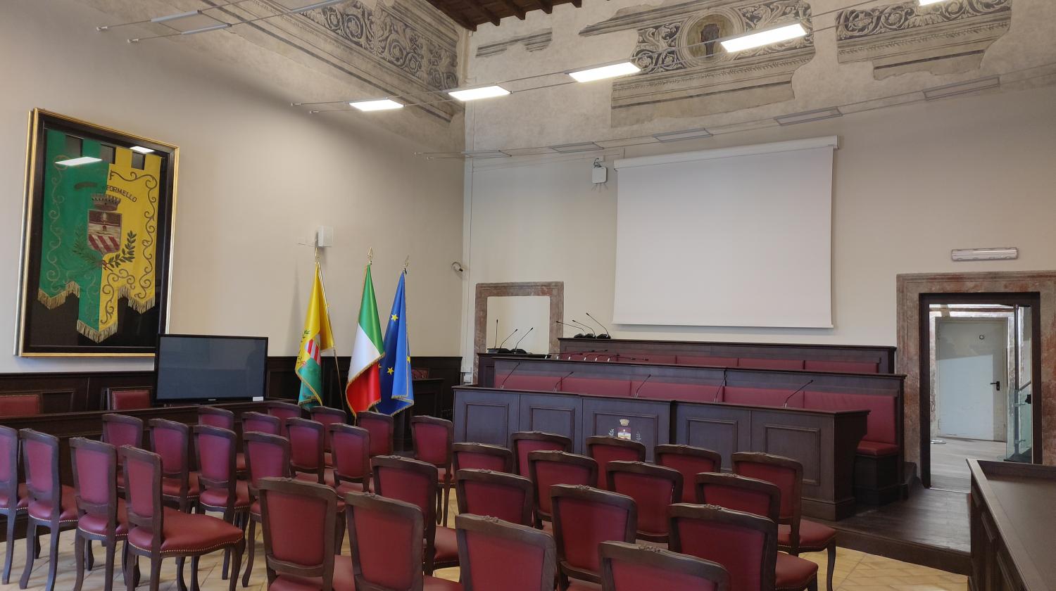 ingresso interno sala Sbardella di palazzo Chigi