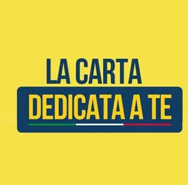 carta dedicata a te