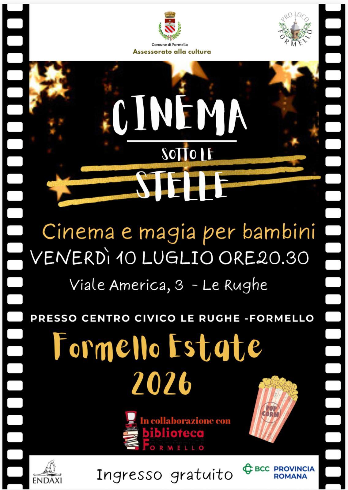 cinema 10 luglio 2026